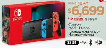 Chedraui Consola Mod. 1.1 Neón oferta