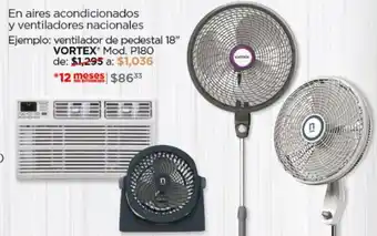 Ventilador de pedestal 18"