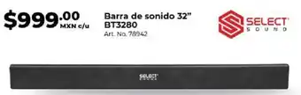 Office Depot Barra de sonido 32″ BT3280 oferta