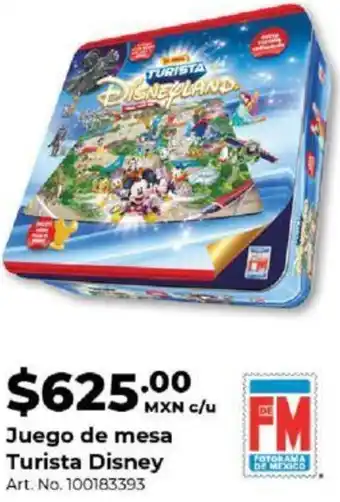 Office Depot Juego de mesa Turista Disney oferta