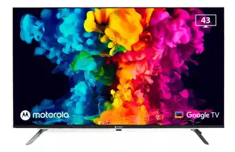 Mercado Libre Smart TV Motorola 2024 MOT43FLE11 DLED Google TV Full HD 43 110V/220V oferta