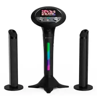 Costco Singing Machine Pedestal de Transmisión de Karaoke con Bluetooth iSM1080MX oferta