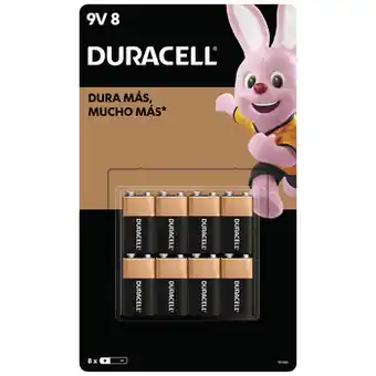 Costco Duracell, Baterías 9V de 8 piezas oferta