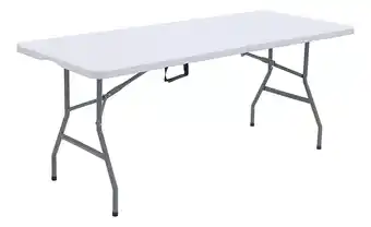 Mercado Libre Mesa Plegable Portafolio Plástico 180cm Jardín Resistente oferta