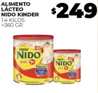 Merco ALIMENTO LÁCTEO NIDO KINDER 1.4 KILOS + 360 GR oferta
