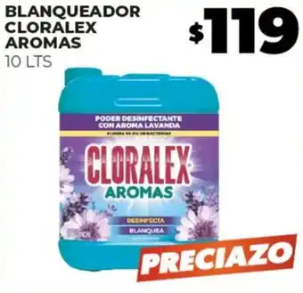 Merco BLANQUEADOR CLORALEX AROMAS 10 LTS oferta