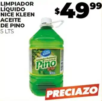 Merco LIMPIADOR LÍQUIDO NICE KLEEN ACEITE DE PINO 5 LTS oferta