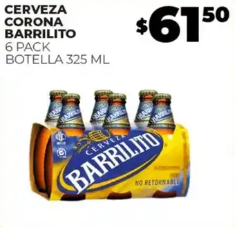 Merco CERVEZA CORONA BARRILITO 6 PACK BOTELLA 325 ML oferta