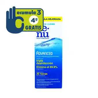 Farmacia San Pablo Renu Advanced Solución Multipropósito para Lentes de Contacto oferta
