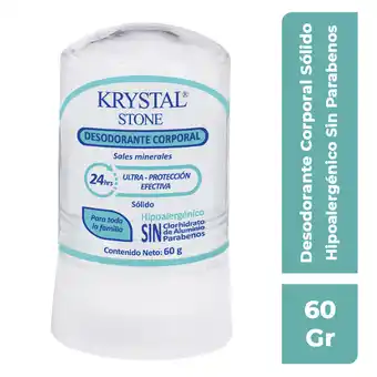 Farmacia San Pablo Krystal Stone Desodorante Natural Unisex oferta
