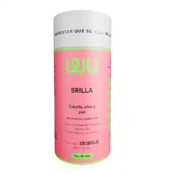 Farmacia San Pablo Wu Brilla Cabello Uñas y Piel Suplemento Alimenticio a Base de Colágeno y Biotina oferta