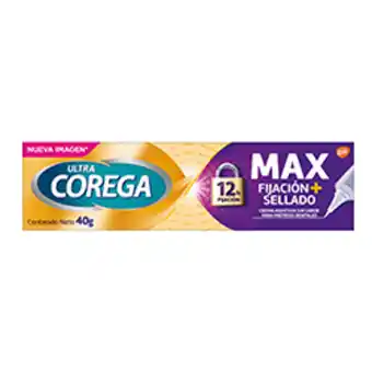 Farmacia San Pablo Corega Ultra Máximo Sellado Crema Adhesiva para Prótesis Dentales Sin Sabor oferta