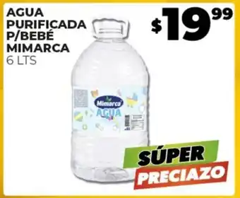 Merco AGUA PURIFICADA P/BEBÉ MIMARCA 6 LTS oferta