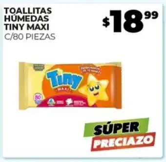 Merco TOALLITAS HÚMEDAS TINY MAXI C/80 PIEZAS oferta