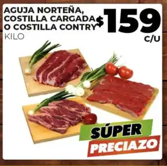 Merco AGUJA NORTEÑA, COSTILLA CARGADA O COSTILLA CONTRY KILO oferta