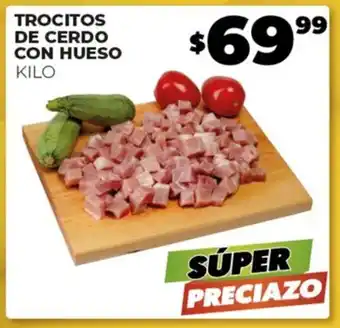Merco TROCITOS DE CERDO CON HUESO KILO oferta