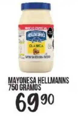 Alsuper MAYONESA HELLMANN'S 750 GRAMOS oferta