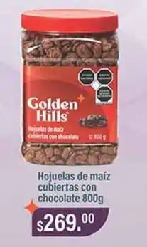 La Comer Golden hills - hojuelas de malz cubiertas con chocolate oferta