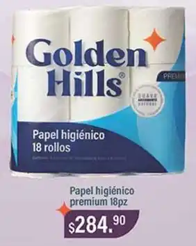 La Comer Golden hills - papel higiénico premium oferta