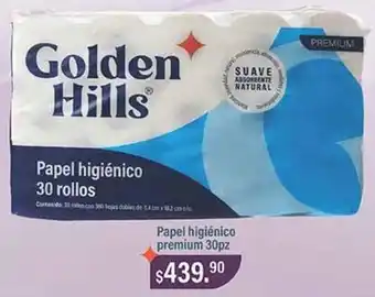 La Comer Golden hills - papel higiénico premium oferta