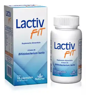 Suplemento Lactiv Fit C/15 Cáps Bifidobacterium Lactis Bpl1 Sabor Sin Sabor