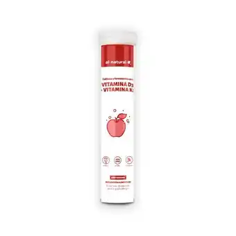 Farmacia San Pablo Al Natural Tabletas Efervescentes Sabor Manzana con Vitaminas D3 y K2 oferta