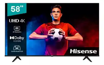 Mercado Libre Smart Tv 58'' Hisense 58a6h Uhd 4k Vidaa Dolby Vision oferta