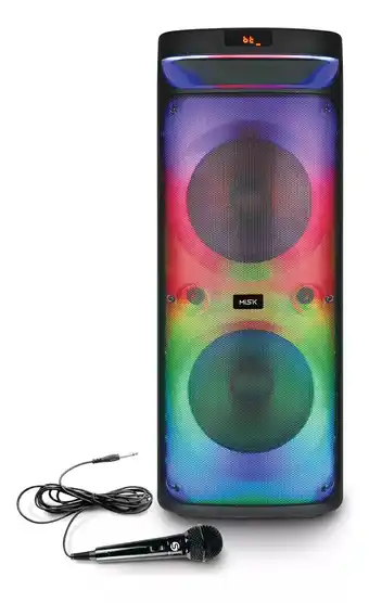 Misik - Sistema De Audio 2 X 10 - Amplificador - 30,000 W Color Negro