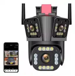 Mercado Libre 14mp Cámara De Seguridad Exterior Wifi Tres Lentes Alerta Ip oferta