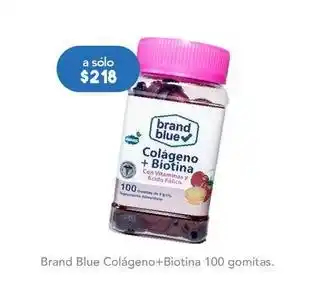 Farmacia San Pablo Brand blue - colageno+biotina 100 gomitas oferta
