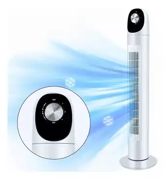 Mercado Libre Ventilador De Torre De 3 Velocidades Color Blanco De 120v oferta