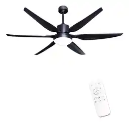 Mercado Libre Ohniyou 66'' Ventilador De Techo Con Luces Y Control Remoto oferta