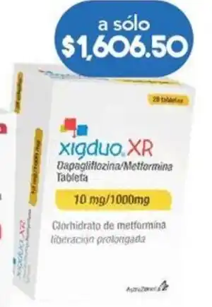 Farmacia San Pablo Xigduo XR 10/1000mg 28 tabletas oferta