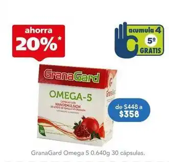 Farmacia San Pablo Granagard - omega 5 cap 0.640g bot c/30 oferta
