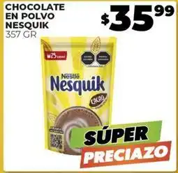 Merco Nesquik - chocolate en polvo oferta