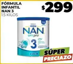 Merco Nan - fórmula infantil 3 oferta