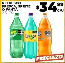 Merco Refresco fresca, sprite o fanta oferta