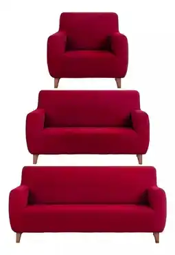 Mercado Libre Protector Cubre Sala Ajustable Stretch Fit Elástico 3 Piezas oferta