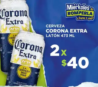 CERVEZA CORONA EXTRA LATÓN 473 ML X 2