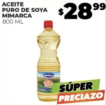 Merco ACEITE PURO DE SOYA MIMARCA 800 ML oferta