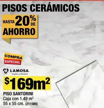 The Home Depot Lamosa - piso santorini oferta