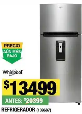 The Home Depot Whirlpool - refrigerador oferta