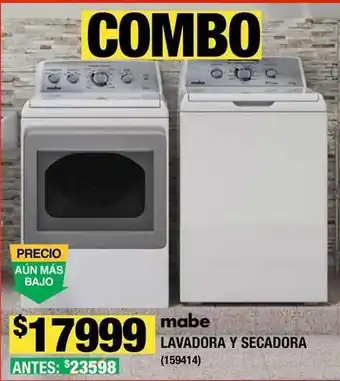 The Home Depot Mabe - lavadora y secadora oferta