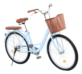 Mercado Libre Bicicleta Urbana R26 Canastilla Freno De Pinza Acero Vintage oferta