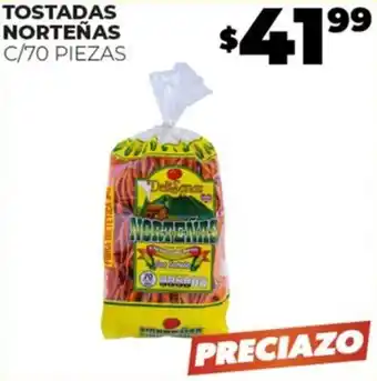 Merco TOSTADAS NORTEÑAS C/70 PIEZAS oferta