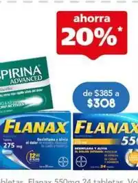 Farmacia San Pablo Flanax - 550mg 24 tabletas oferta