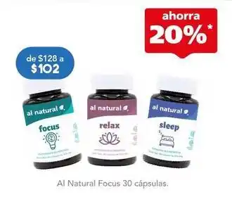 Farmacia San Pablo Al natural - focus 30 capsulas oferta