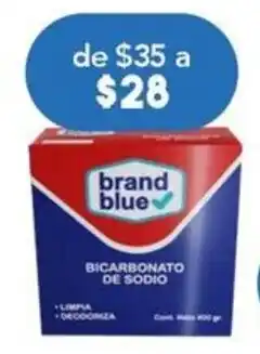 Farmacia San Pablo Brand Blue bicarbonato de sodio 400g. oferta