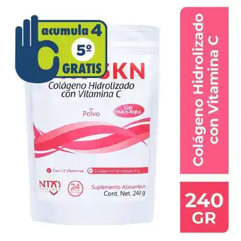 Farmacia San Pablo Nártex Ntx-Skn Colágeno Hidrolizado con Vitamína C y Frutos Rojos oferta