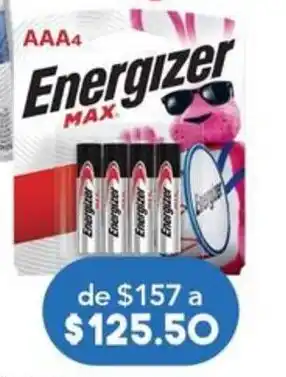 Farmacia San Pablo Energizer MAX AAA 4 piezas oferta